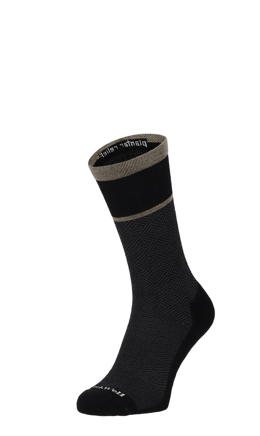 Plantar Cush Crew Herren Socken 20-30 mmHg Black