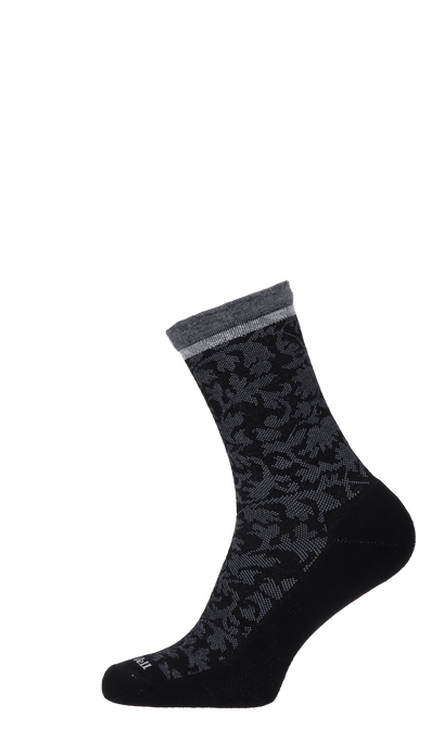 Plantar Cush Crew Damen Socken 20-30 mmHg Black