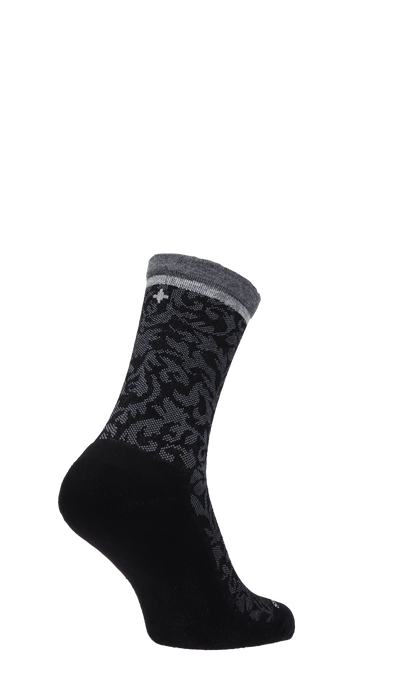 Plantar Cush Crew Damen Socken 20-30 mmHg Black