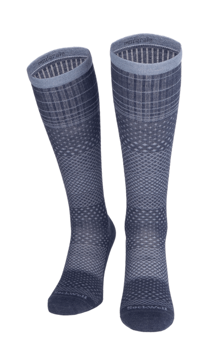 Micro Grade Damen Kompressionsstrümpfe 15-20 mmHg Denim