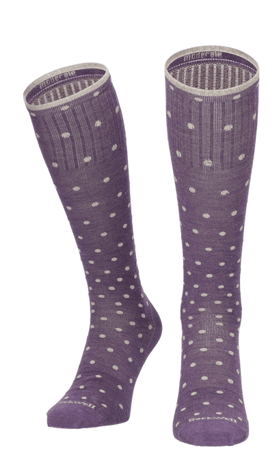 On The Spot Damen Kompressionsstrümpfe 15-20 mmHg Plum Sparkle