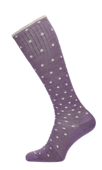 On The Spot Damen Kompressionsstrümpfe 15-20 mmHg Plum Sparkle