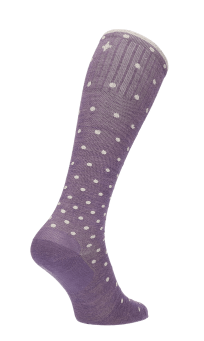 On The Spot Damen Kompressionsstrümpfe 15-20 mmHg Plum Sparkle