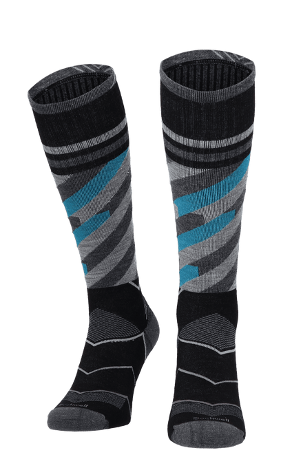 Cyclone Damen Sportsocken 15-20 mmHg Black