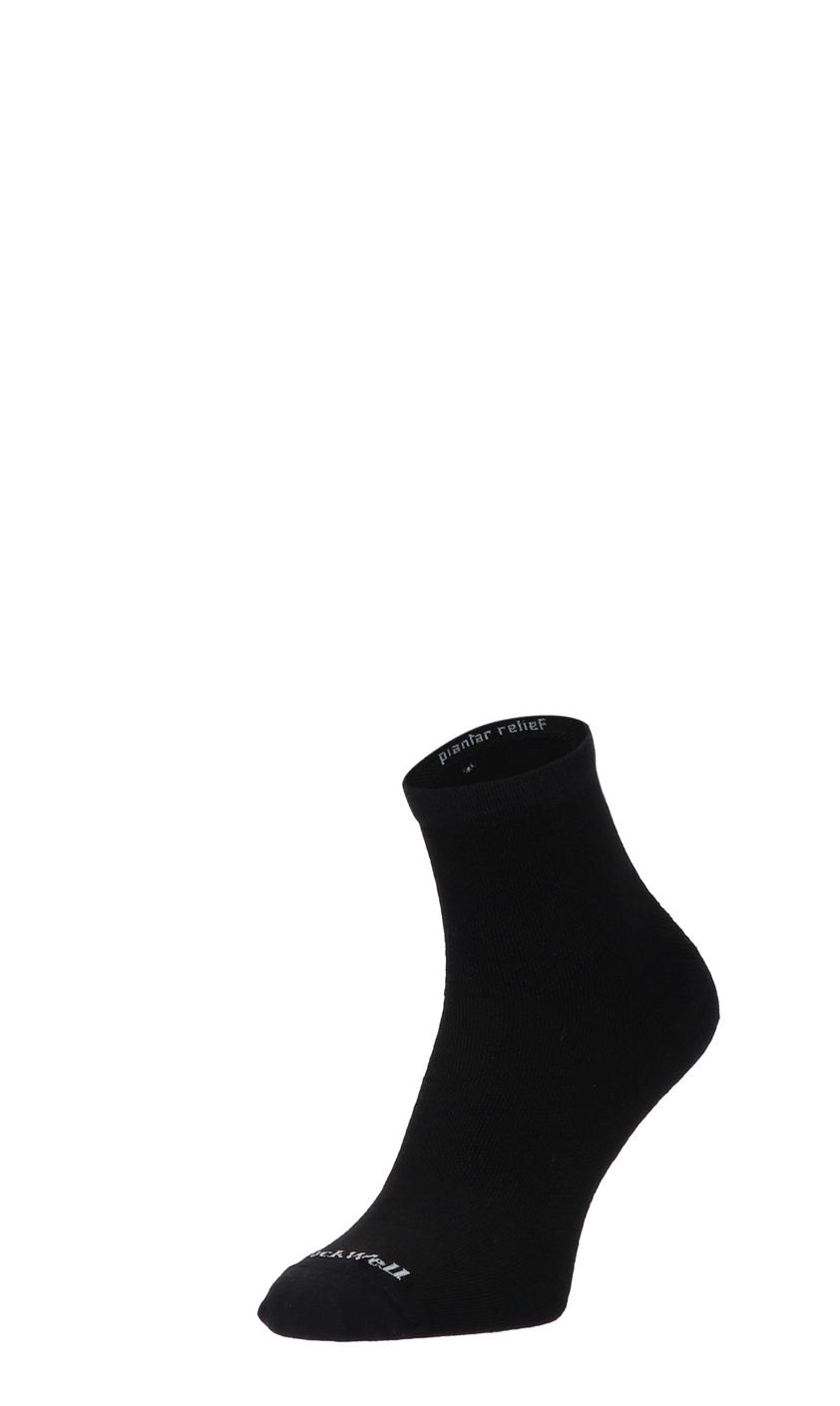 Plantar Ease II Quarter Damen Socken 20-30 mmHg Black