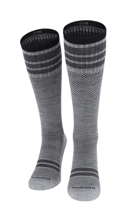 Speedway Herren Kompressionsstrümpfe 20-30 mmHg Light Grey