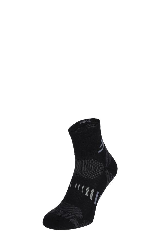 Ascend II Quarter Herren Wandersocken 15-20 mmHg Black Ascend II Quarter Herren Wandersocken 15-20 mmHg Black