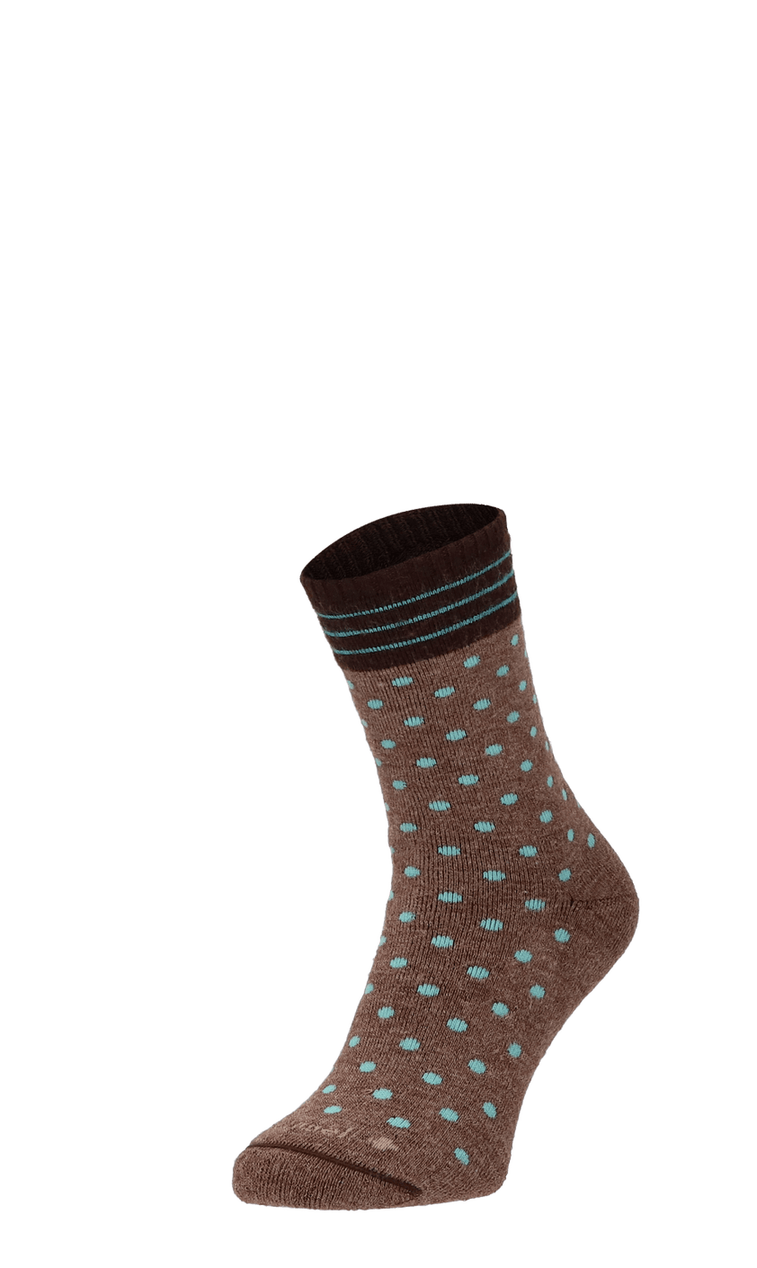 Plush Damen Diabetikersocken Braun