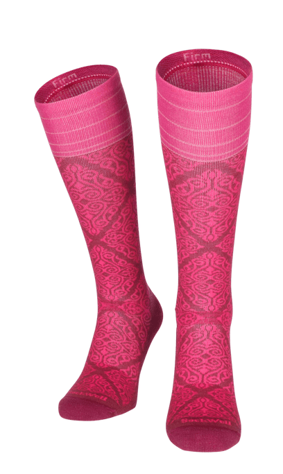 The Raj Damen Kompressionsstrümpfe 20-30 mmHg Mulberry