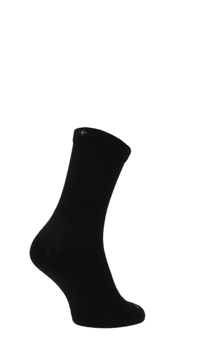 Plantar Ease Crew Damen Socken 20-30 mmHg Black Solid