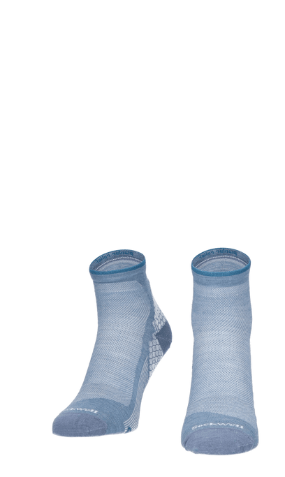 Plantar Sport Quarter Damen Socken 20-30 mmHg Bluestone