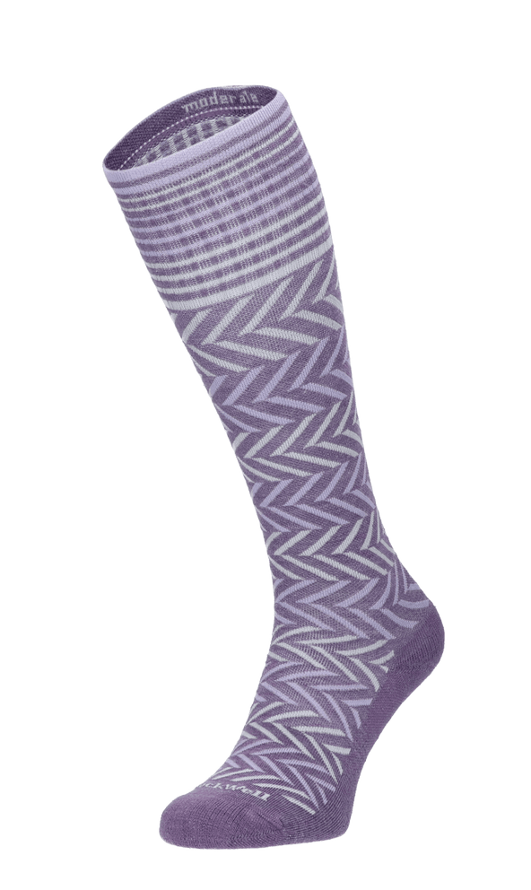 Chevron Damen Kompressionsstrümpfe 15-20 mmHg Plum Chevron Damen Kompressionsstrümpfe 15-20 mmHg Plum