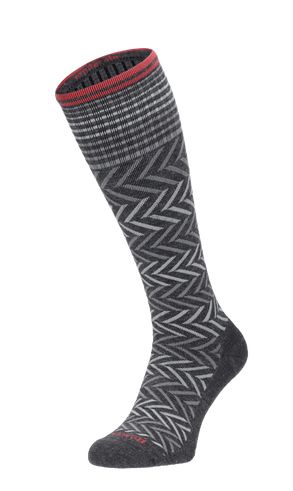 Chevron Damen Kompressionsstrümpfe 15-20 mmHg Charcoal Chevron Damen Kompressionsstrümpfe 15-20 mmHg Charcoal