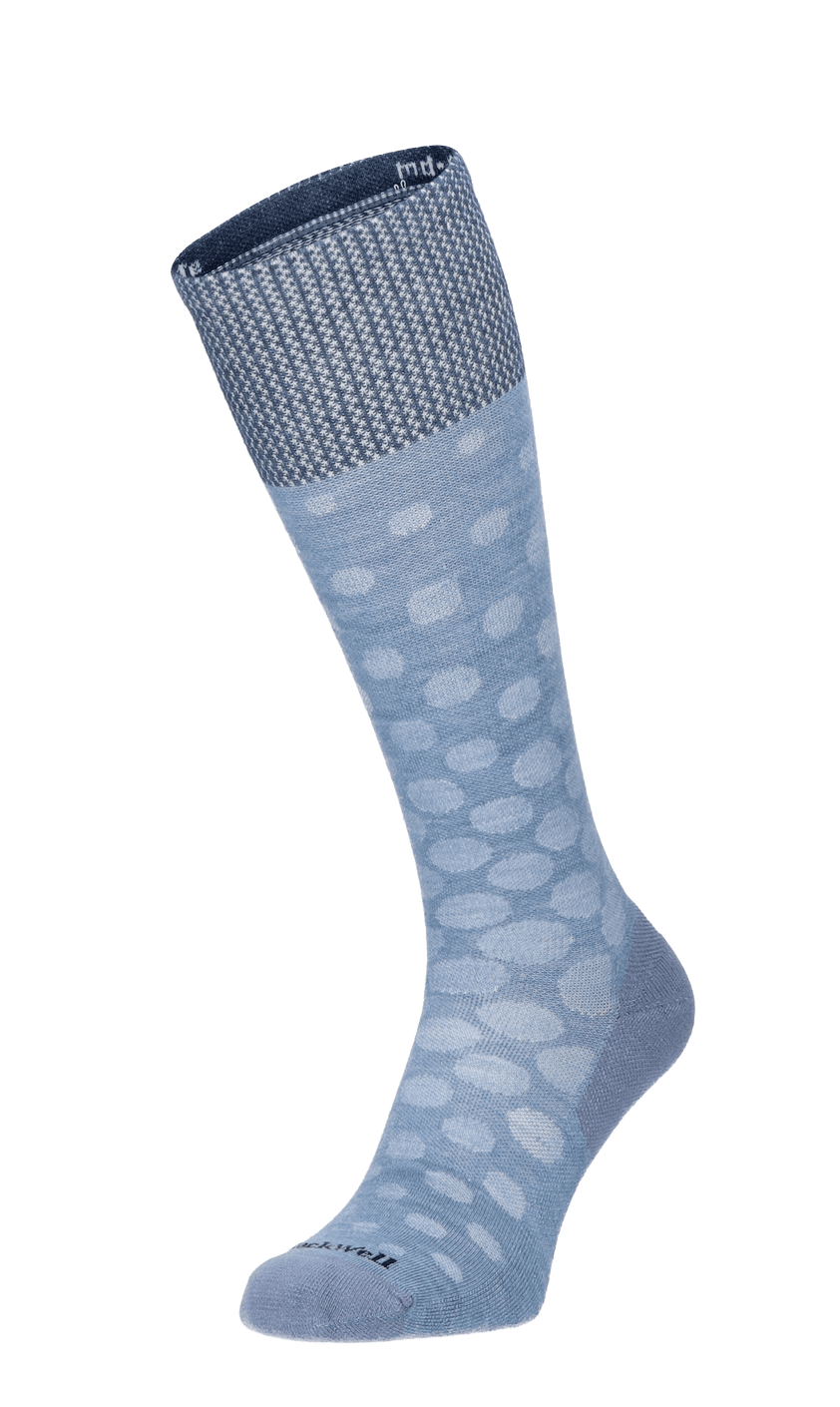 Spot On Damen Kompressionsstrümpfe 15-20 mmHg Bluestone