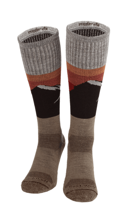 Modern Mountain OTC Herren Wandersocken 15-20mmHg Khaki