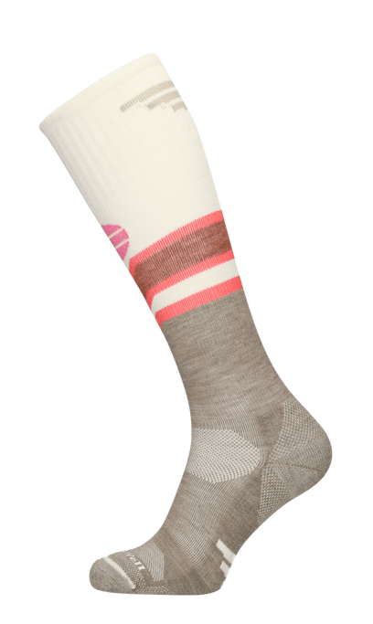 Mountain Beat Damen Wandersocken 15-20 mmHg Khaki