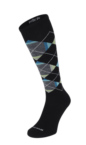 Prism Argyle Herren Kompressionsstrümpfe 15-20 mmHg Black Prism Argyle Herren Kompressionsstrümpfe 15-20 mmHg Black