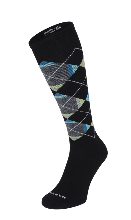 Prism Argyle Herren Kompressionsstrümpfe 15-20 mmHg Black Prism Argyle Herren Kompressionsstrümpfe 15-20 mmHg Black