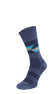 North Rim Crew Herren Wandersocken 15-20 mmHg Denim