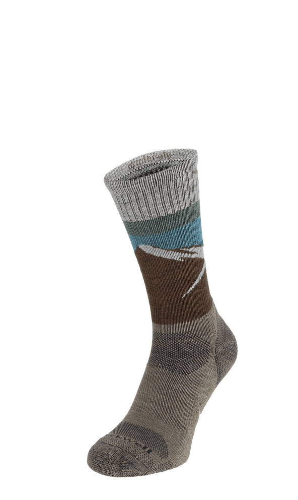 Modern Mountain Crew Herren Wandersocken 15-20mmHg Khaki Modern Mountain Crew Herren Wandersocken 15-20mmHg Khaki