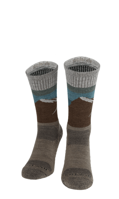 Modern Mountain Crew Herren Wandersocken 15-20mmHg Khaki