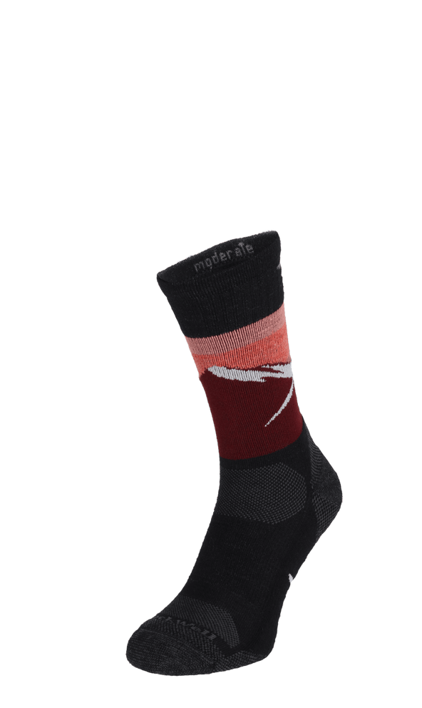 Modern Mountain Crew Herren Wandersocken 15-20mmHg Black Modern Mountain Crew Herren Wandersocken 15-20mmHg Black
