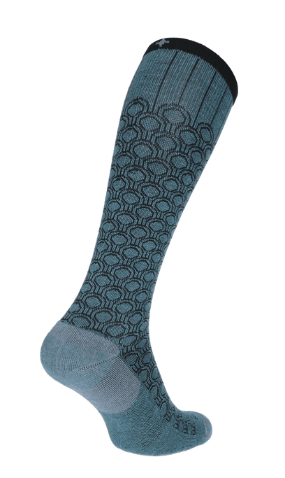 Deco Dot Damen Kompressionsstrümpfe 15-20 mmHg Blue Ridge