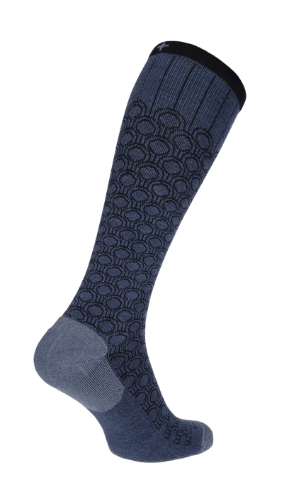 Deco Dot Damen Kompressionsstrümpfe 15-20 mmHg Denim