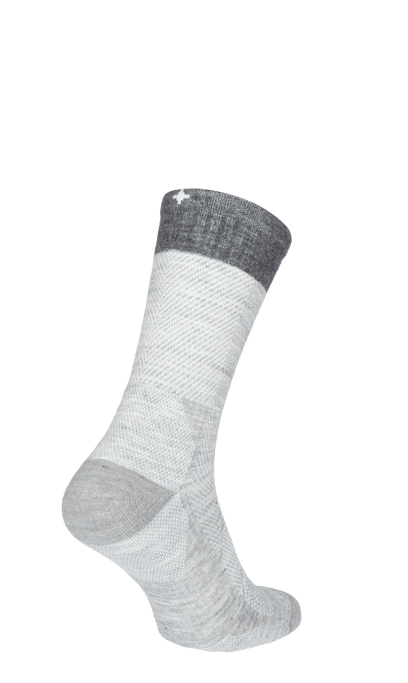 Elevate Crew Herren Sportsocken 15-20 mmHg Lt Grey