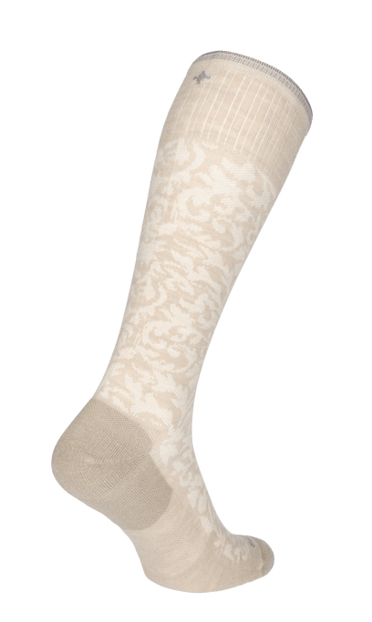 Damask Damen Kompressionsstrümpfe 15-20 mmHg Putty