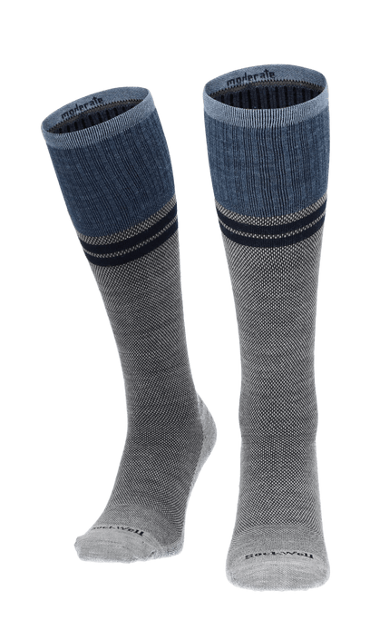 Sportster Herren Kompressionsstrümpfe 15-20 mmHg Light Grey