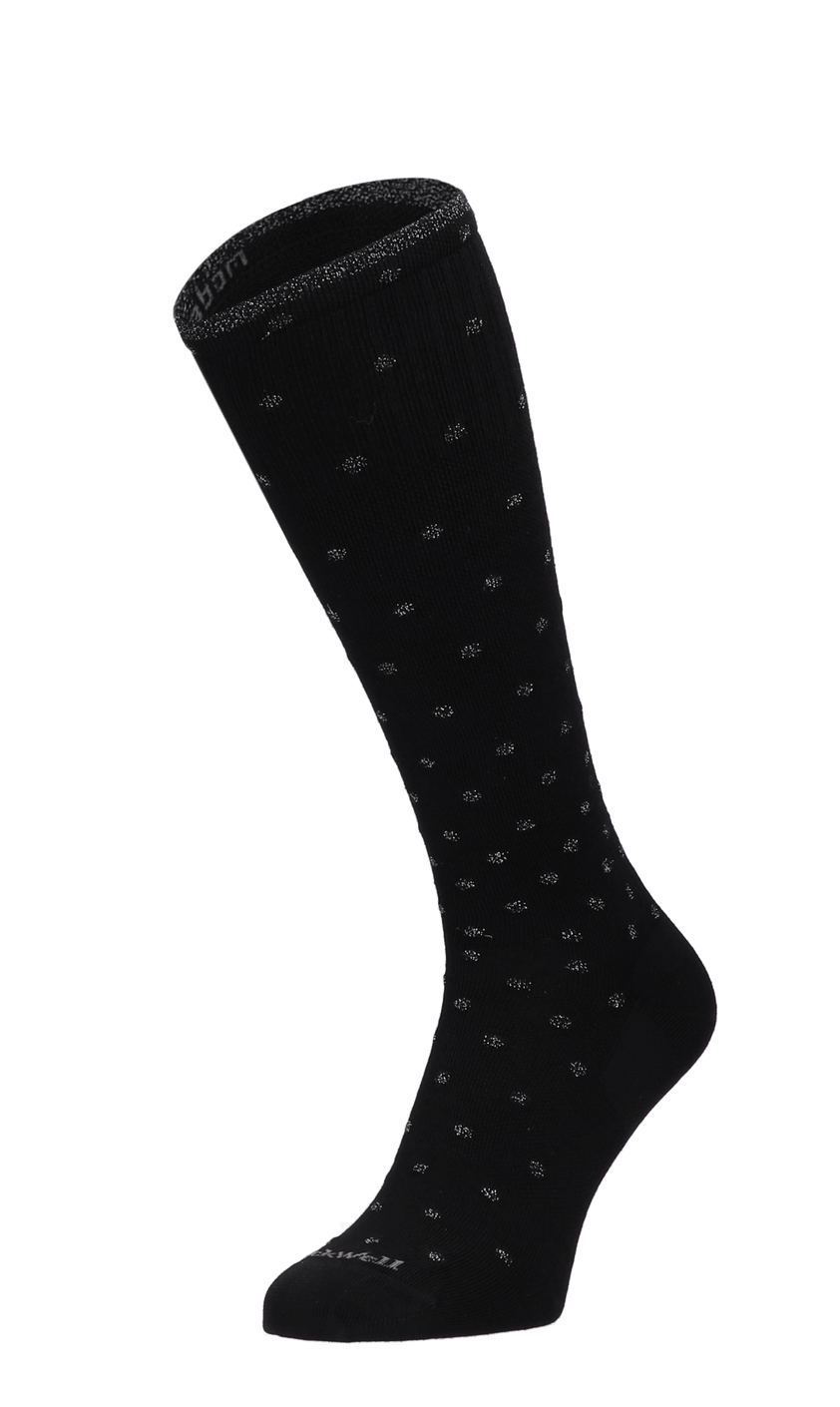 On The Spot Damen Kompressionsstrümpfe 15-20 mmHg Black Sparkle