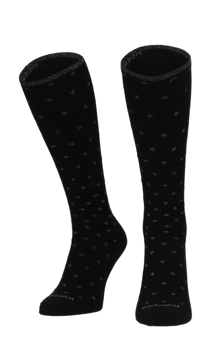 On The Spot Damen Kompressionsstrümpfe 15-20 mmHg Black Sparkle