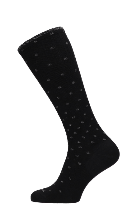 On The Spot Damen Kompressionsstrümpfe 15-20 mmHg Black Sparkle