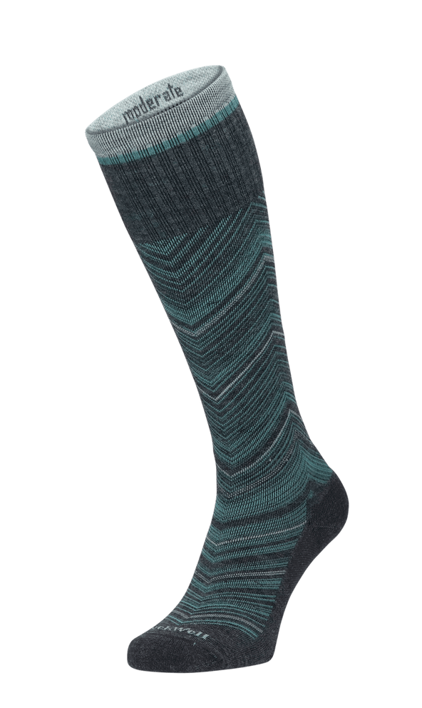 Full Flattery Damen Kompressionsstrümpfe 15-20 mmHg Charcoal Full Flattery Damen Kompressionsstrümpfe Klasse 1 Charcoal