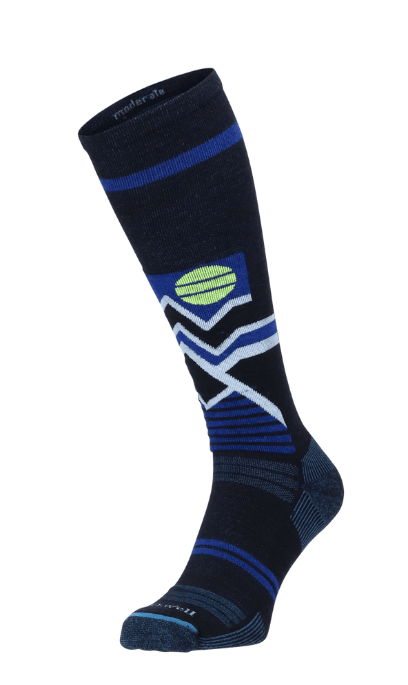 Snow Peak Herren Skisocken 15-20 mmHg Navy Snow Peak Herren Skisocken 15-20 mmHg Navy