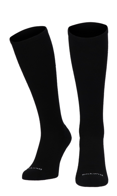 Full Floral Damen Kompressionsstrümpfe Klasse 1 Black Solid