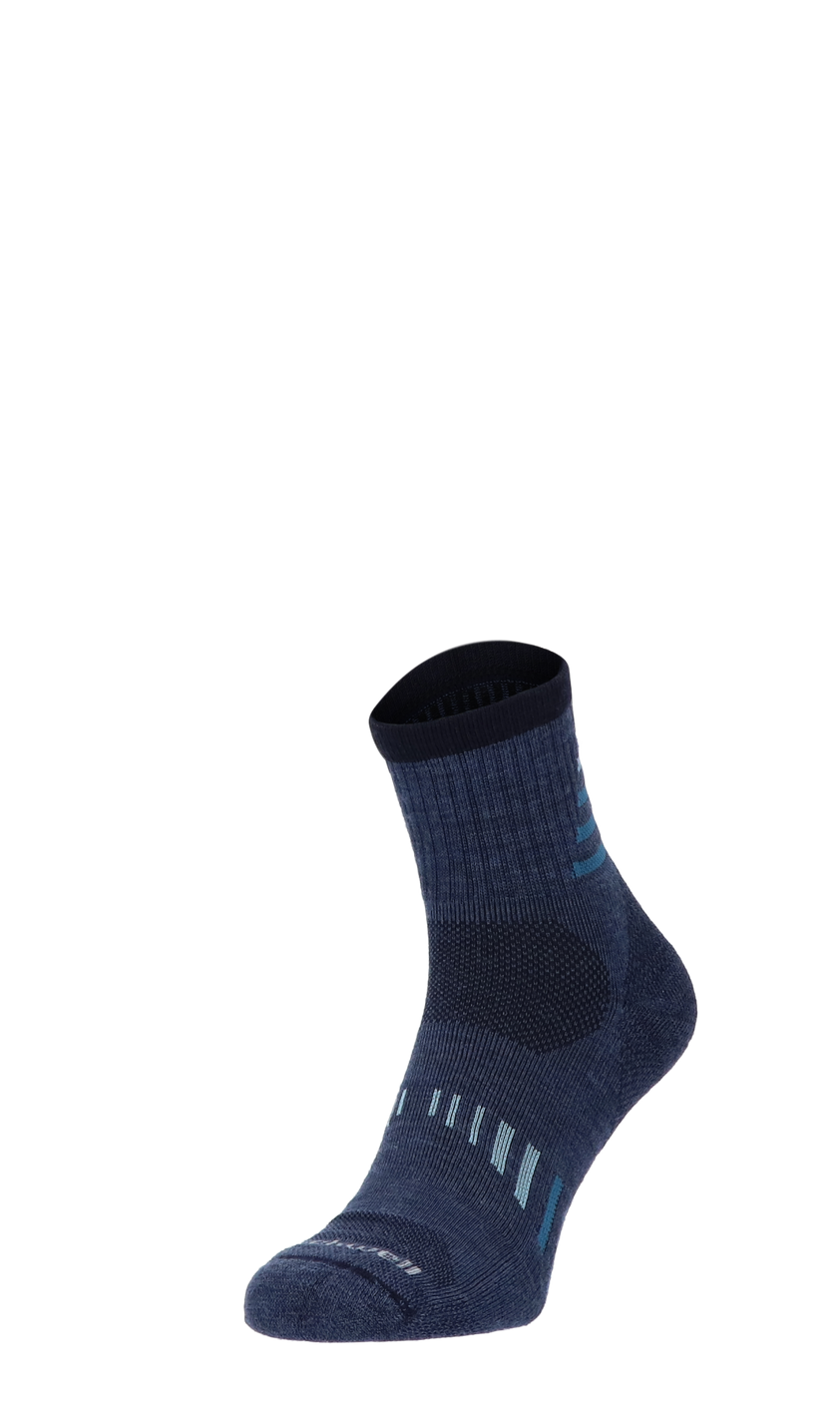 Ascend II Quarter Herren Wandersocken Klasse 1 Denim