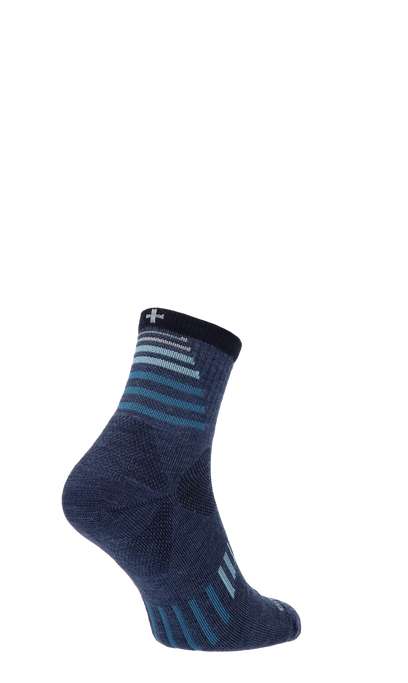 Ascend II Quarter Herren Wandersocken Klasse 1 Denim