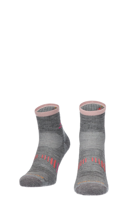 Ascend II Quarter Damen Wandersocken Klasse 1 Grey