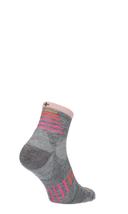 Ascend II Quarter Damen Wandersocken Klasse 1 Grey