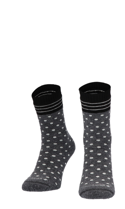 Plush Damen Diabetikersocken Charcoal