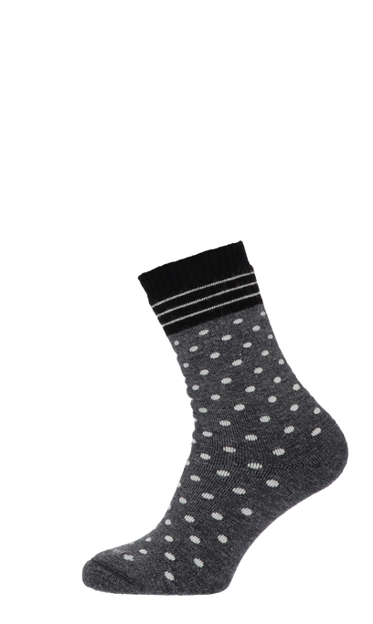 Plush Damen Diabetikersocken Charcoal