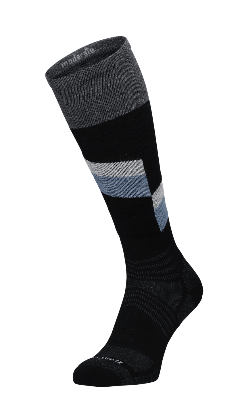 Steep Medium Herren Skisocken 15-20 mmHg Black