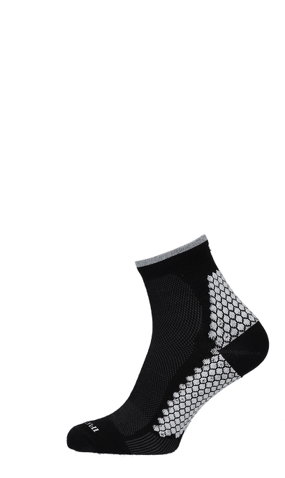 Plantar Sport Quarter Damen Hallux Valgus Socken Black