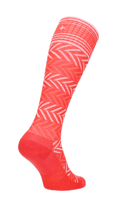 Chevron Damen Kompressionsstrümpfe Klasse 1 Poppy