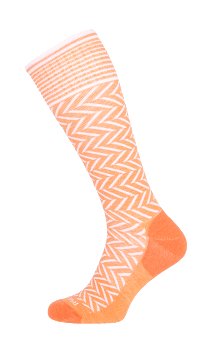 Chevron Damen Kompressionsstrümpfe 15-20 mmHg Apricot
