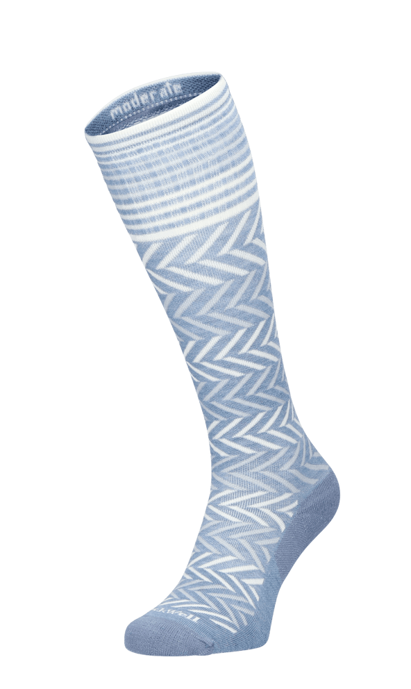 Chevron Damen Kompressionsstrümpfe 15-20 mmHg Bluestone Chevron Damen Kompressionsstrümpfe Klasse 1 Bluestone