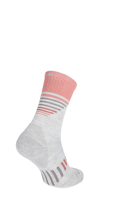Ascend Crew II Damen Wandersocken 15-20 mmHg Ash
