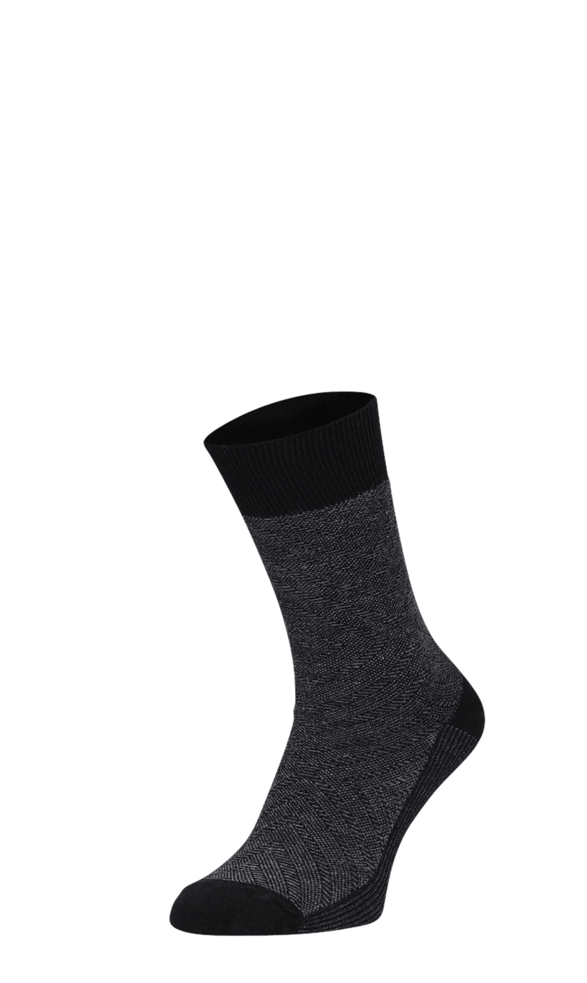 Fiber Optics Herrensocken Black